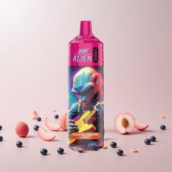 JNR Alien 10000 Puffs Engangs Vape Fersken Blåbær Slik med 850mAh Batteri
