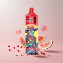 JNR Alien 10000 Puffs Vandmelon Tyggegummi Disposable Vape med 850mAh Battery og Type-C Quick Charge