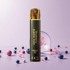 JNR Black&Golden 600+200 Puffs Engangs Vape Blåbær Tyggegummi (800 Puffs, 2ml)