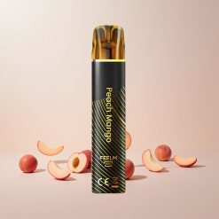 JNR Black&Golden 800 Puffs Engangs Vape Fersken Mango