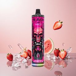 JNR Calavera 11000 Puffs Disposable Vape Jordbær Vandmelon Is med 21ml E-Liquid og Type-C opladning