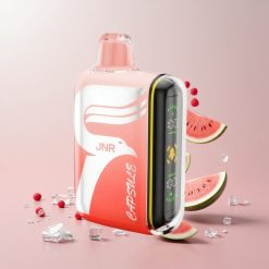 JNR Capsule 15000 Puffs Engangs Vandmelon Brazz Is Puffs: 15000 Puffs Batterikapacitet: 850mAh E-væskekapacitet: 20ml