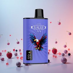 JNR EAGLE Smart 23000 Puffs Engangs Vape Blå Hindbær Kirsebær med Digital Skærm og Justerbar Luftflow