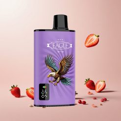 JNR EAGLE Smart 23000 Puffs Engangs Vape Jordbær Kiwi med Digital Skærm & Justerbar Luftflow