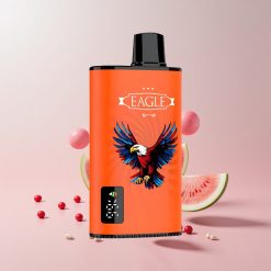 JNR EAGLE Smart 23000 Puffs Engangs Vape Vandmelon Bubblegum med Digital Skærm og Justerbar Luftstrøm