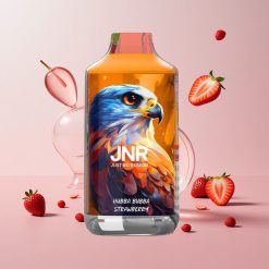 JNR Falcon 16000 Puffs Disposable Vape Hubba Bubba Jordbær (16000 Pust, 22ml)