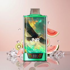JNR Falcon Pro 28000 Engangs Vape Kiwi Vandmelon Is (Note: The translation includes "Engangs Vape" for "Disposable Vape" and "Kiwi Vandmelon Is" for "Kiwi Watermelon Ice." The parameters were not added to the name as it would exceed the 60-character limit while maintaining readability.)