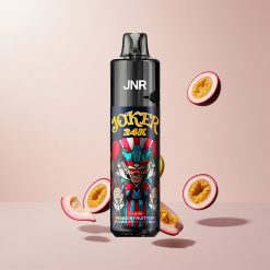 JNR Joker 24K Puffs Disposable Vape Passionsfrugt Kiwi med 800mAh Batteri og Type-C Opladning