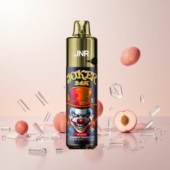 JNR Joker 24K Puffs Disposable Vape Sommerfersken Is 2+10ml Genopfyldelig Pod Synlig E-væskeniveau 800mAh Batteri Type-C Opladning TPD Overensstemmende