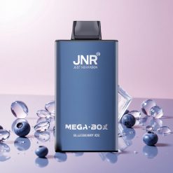 JNR Mega Box 25000 Puffs Disposable Vape Blåbær Is med 30ml E-væske og 850mAh Batteri