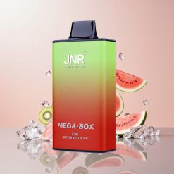 JNR Mega Box 25000 Puffs Disposable Vape Kiwi Vandmelon Is 25000 puff 30ml E-liquid Kapacitet