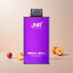JNR Mega Box 25000 Puffs Disposable Vape Tredobbelt Mango – 30ml E-liquid & 850mAh Batteri