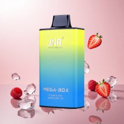 JNR Mega Box 25000 Puffs Engangs Vape Jordbær Hindbær Is 25000 puff, 30ml væskekapacitet