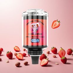 JNR Mega Shisha Hookah Desktop Kompatibilitet 100K Jordbær Punch 60ml 2200mAh