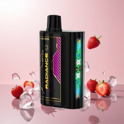 JNR Radiance 31000 Puds Engangs Vape JORDBÆR IS Smart Animation Skærm Type-C Opladningsport