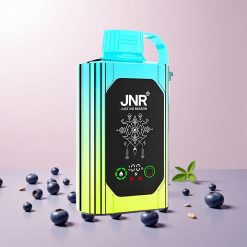 JNR Shisha Hookah Box 20500 Puffs Engangs Vape Blåbær Mynte med HD Display & 25ml E-væske Kapacitet