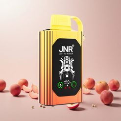 JNR Shisha Hookah Box 20500 Puffs - Juicy Peaches (Saftige Ferskner) - 1000mAh Batteri - 25ml E-væske