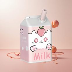 LAVIE Milk 7000 Puffs Engangs-Vape Ferskenjuice - 16ML / 600mAh