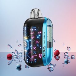 NEXA Ultra 50K Disposable Vape Blå Hindbær Is 20ml Forfyldt Kapacitet 800mah Batterikapacitet