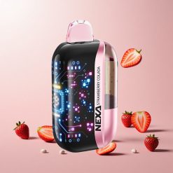 NEXA Ultra 50K Disposable Vape Jordbær Colada med 20ml Kapacitet og 800mah Batteri