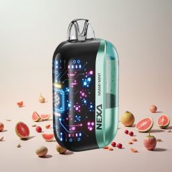 NEXA Ultra 50K Disposable Vape Miami Mynte 20ml Forfyldt Kapacitet Type-c Opladning