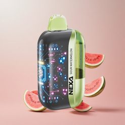 NEXA Ultra 50K Disposable Vape Sur Vandmelon 20ml Forfyldt Kapacitet 50000 Pust 5% Nikotinstyrke Type-c Opladning