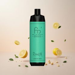 RandM Fumot Shisha 10000 Puffs Engangs Vape Citron Mynte (18ml, 0,5% Nikotin)
