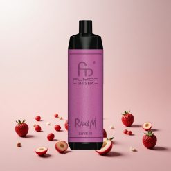 RandM Fumot Shisha 10000 Puffs Engangs Vape Kærlighed 66 med LED-Indikator og 18ml Forfyldt e-væske