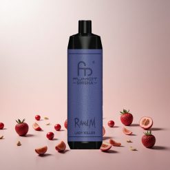 RandM Fumot Shisha 10000 Puffs Engangs Vape Lady Killer med LED-indikator og 18ml forfyldt e-væske