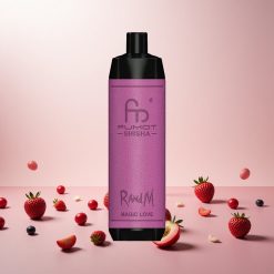 RandM Fumot Shisha 10000 Puffs Engangs Vape Magic Kærlighed med 18ml Prefilled e-væske og 850 mAh Batteri