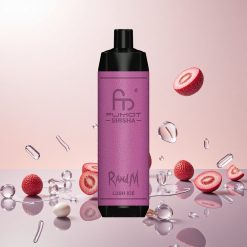 RandM Fumot Shisha 10000 Puffs engangs vape Lush Is LED-indikator Type-C-port