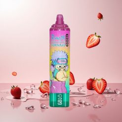 RandM Fumot Tornado 15000 Puffs Engangs Vape Iset Jordbær og Fumot RandM Tornado 15000 Puffs