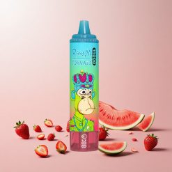 RandM Fumot Tornado 15000 Puffs Engangs Vape Jordbær Vandmelon Fumot RandM Tornado 15000 Puffs Puffs: 15.000 Væskekapacitet: 25ml