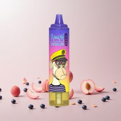 RandM Fumot Tornado 15000 Puffs Engangsdamper Fersken/Blåbær Slik Fumot RandM Tornado 15000 Puffs Pust: 15.000 Væskekapacitet: 25ml Batteri: 850mAh