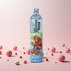 RandM Fumot Tornado 7000 Puffs Engangs Vape Candyfloss og Fumot Tornado 7000 Engangs Vape (14 ML E-væske, 850 MAH Batteri)