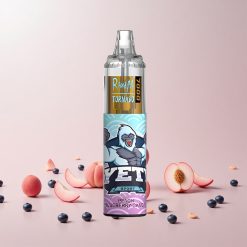 RandM Fumot Tornado 7000 Puffs Engangs Vape Fersken Blåbær Candy 14 ML E-liquid 850 MAH Batteri