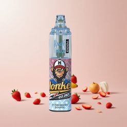 RandM Fumot Tornado 7000 Puffs Engangs Vape Jordbær Banan 14 ML Fumot Tornado 7000 Engangs Vape 850 MAH