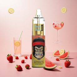 RandM Fumot Tornado 7000 Puffs Engangs Vape Jordbær Vandmelon Lemonade med 14 ML E-væske og Type-C Port