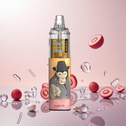 RandM Fumot Tornado 7000 Puffs Engangs Vape Lydende Is og Fumot Tornado 7000 Engangs Vape med 7000 Puffs og 14 ML E-væske