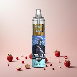 RandM Fumot Tornado 7000 Puffs Engangs Vape Tiger Blod og Fumot Tornado 7000 Engangs Vape med 14 ML E-væske og Luftjustering