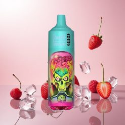 RandM Fumot Tornado 9000 Puffs Engangs Vape Jordbær Hindbær Kirsebær Is (850 mAh Genopladelig, 18 mL) or RandM Tornado 9000 Puffs Engangs Vape (Mesh Coil, 54 Smagsvarianter)