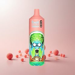 RandM Tornado 9000 Puffs Gummy Bear (Gummibjørn) Pust: 9000 Pust Batterikapacitet: 850 mAh Genopladelig