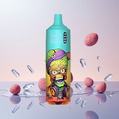 RandM Tornado 9000 Puffs Pust: 9000 Pust Batterikapacitet: 850 mAh Genopladelig E-væskekapacitet: 18 mL Spoletype: Mesh-spole Displaytype: Sleek RGB-display Smagsvarianter: 54 RandM Fumot Tornado 9000 Puffs Engangs Vape Blålig Is