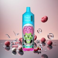 RandM Tornado 9000 Puffs Pust: 9000 Pust Batterikapacitet: 850 mAh Genopladelig E-væskekapacitet: 18 mL Spoletype: Mesh-spole Displaytype: Sleek RGB-display Smagsvarianter: 54 Sort