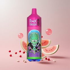 RandM Tornado 9000 Puffs Vandmelon Tyggegummi - 850 mAh Opladningsbar - 18 mL