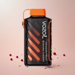 VOZOL Gear Power 20000 Puffs Engangs Vape Dragefrugt Banan Kirsebær med S.i.L.C. Tech og ECO Mode Puffs: 20000 Puffs