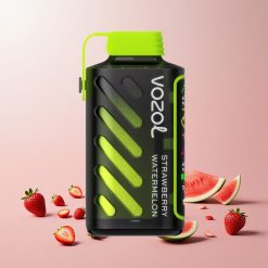 VOZOL Gear Power 20000 Puffs Engangs Vape Jordbær Vandmelon Teknologi: S.i.L.C. Tech ECO Mode Pust: 20000 Pust Dual Mesh Coil