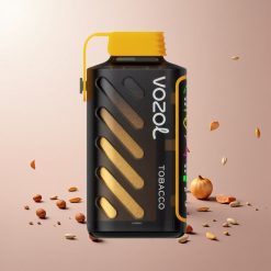 VOZOL Gear Power 20000 Puffs Engangs Vape Tobak Teknologi: S.i.L.C. Tech ECO Mode Pust: 20000 Pust POWER Mode Pust: 12000 Pust Spole Type: Dual Mesh Spole Display Type: Fuldskærmsdisplay Forfyldt E-Væske Kapacitet: 20mL Nikotinstyrke: 5%(50mg)