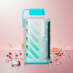 VOZOL Gear Power 20000 Puffs Engangs Vape Vandmelon Is Teknologi: S.i.L.C. Tech ECO Mode Pust: 20000 Pust POWER Mode Pust: 12000 Pust Spole Type: Dual Mesh Spole Skærm Type: Fuld Skærm Skærm Forfyldt E-Væske Kapacitet: 20mL Nicotin Styrke: 5%(50mg)