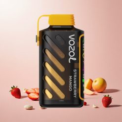 VOZOL Gear Power 20000 Puffs Engangsvaper Jordbær Mango Teknologi: S.i.L.C. Tech ECO Mode Pust: 20000 Pust FYLD Kapacitet: 20mL